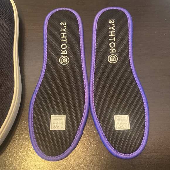 Rothy’s The Sneakers Black Knit Size 7 - Picture 9 of 15